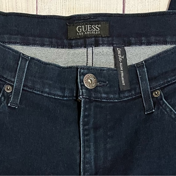 Guess Los Angeles Lincoln-Slim Straight mens jeans size 36x32 - Picture 4 of 5